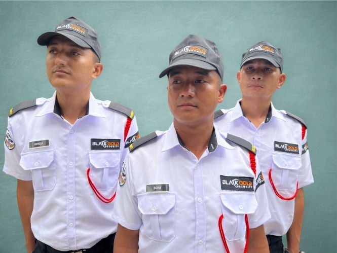 Professional Black Gold Security team